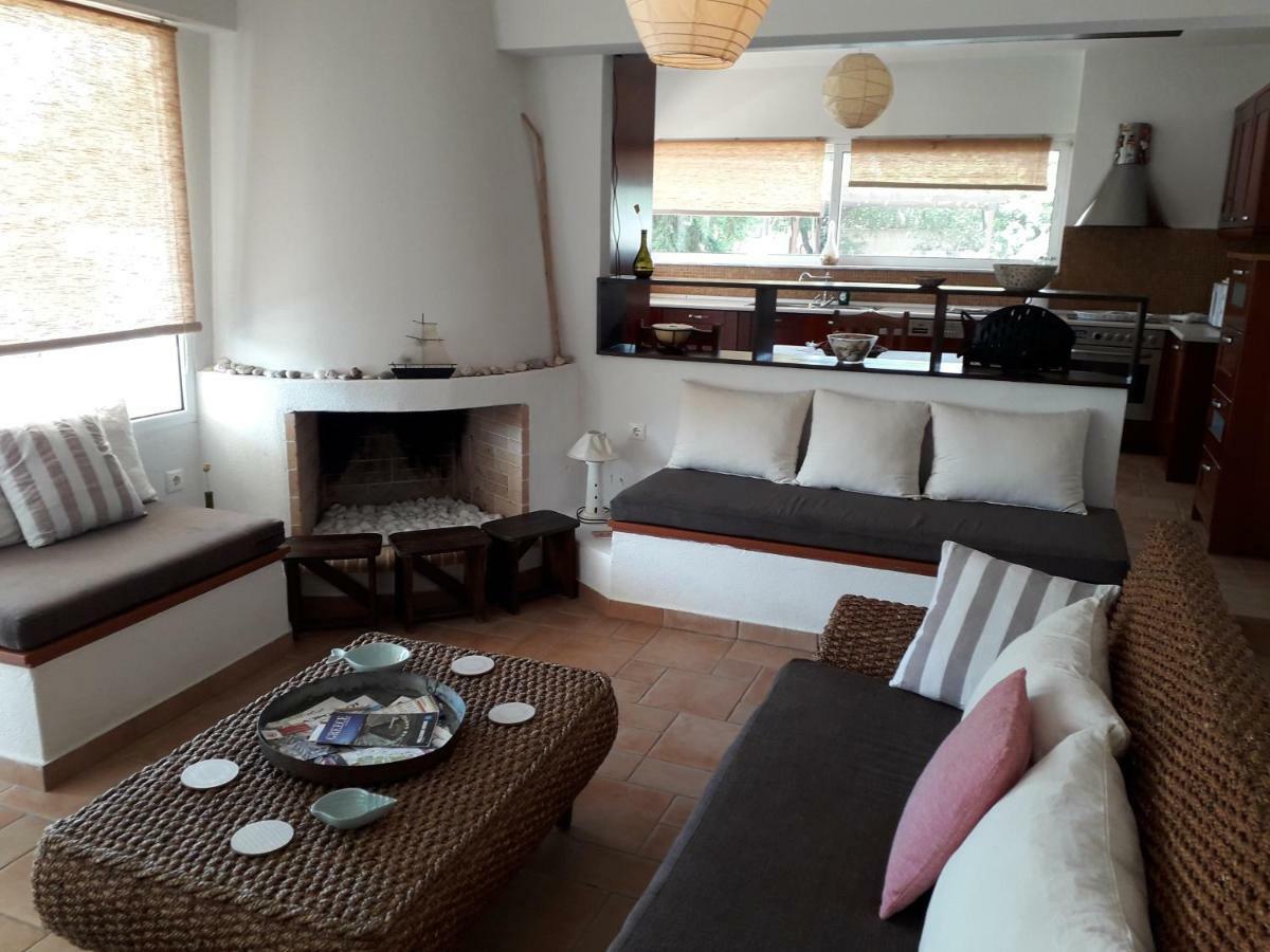 Marathon Beachside Villa 100M From The Beach Schinias Exterior foto